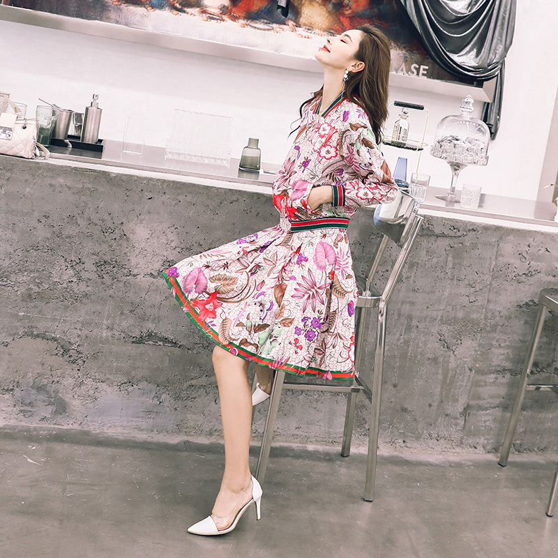 早秋新款女裝2018初秋套裝女網紅chic裙兩件套韓版俏皮氣質秋裝潮